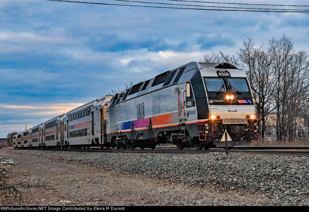 NJT 4526 on train 5531